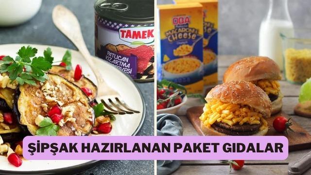 Sahur ya da iftar sofralarında şipşak hazırlayabileceğiniz paketli, kolay yiyecekler