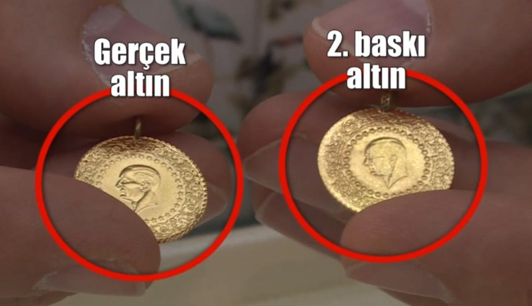 İkinci baskı &ccedil;eyrek altınlara dikkat! G&ouml;r&uuml;nt&uuml;s&uuml; birebir aynı ama... 2