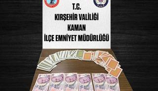 Kırşehir&rsquo;de kumar operasyonu