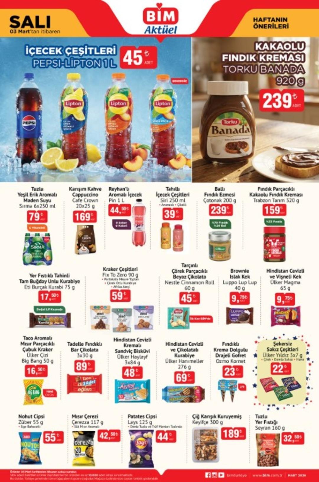 3 Mart 2026 BİM Aktüel haftanın önerileri kataloğu yayınlandı!  1