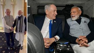 Netanyahu, Hindistan Başbakanı Modi'yi Hint kıyafeti giyerek karşıladı