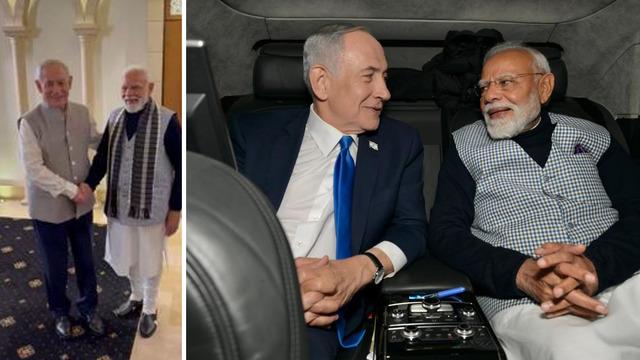 Netanyahu, Hindistan Başbakanı Modi'yi Hint kıyafeti giyerek karşıladı