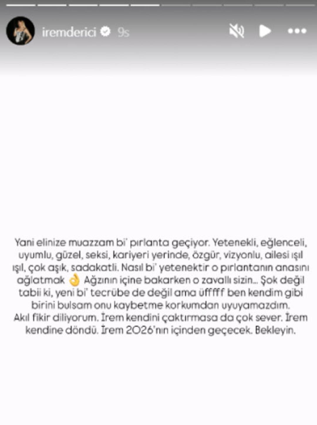 İrem Derici daha yeni nişanlanmıştı! Her şeyi silip sitem etti 2