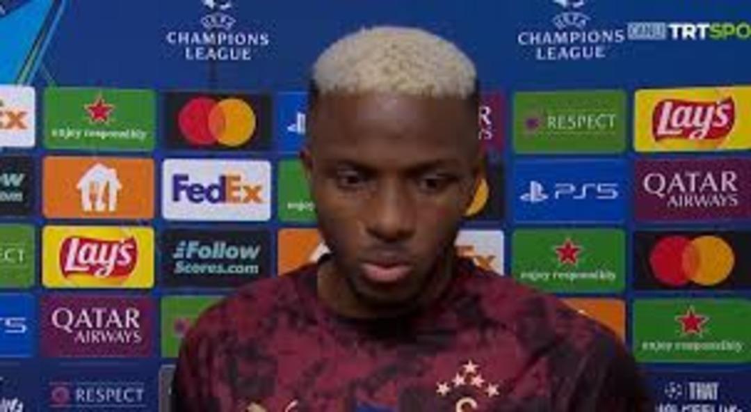 Herkes Juventus ma&ccedil;ının adamı Osimhen i konuşuyor! O hareketi g&uuml;ndem oldu: Bir şey var... 3