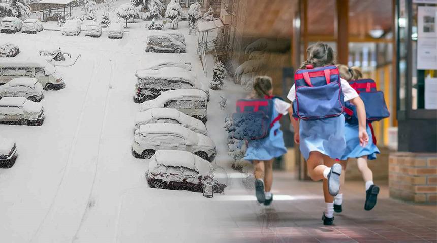 Okullar tatil edildi! 8 ilden son dakika haberleri peş peşe geldi: Eğitime yağmur ve kar engeli