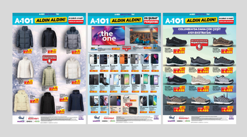 A101'e Columbia mont &ccedil;eşitleri geliyor! 26 Şubat  2026 A101 katalog yayınlandı!