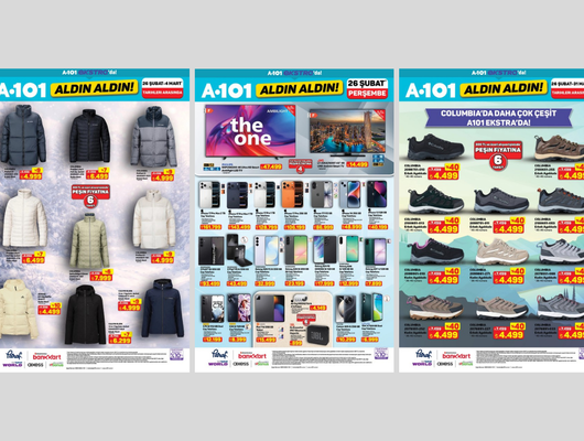 A101'e Columbia mont &ccedil;eşitleri geliyor! 