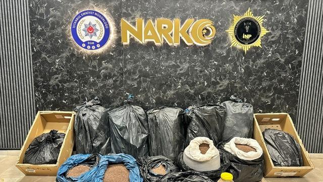 İstanbul'da uyuşturucu operasyonu! 374 kiloyu kahveye emdirmişler