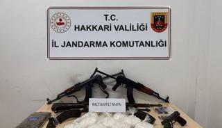 &Ccedil;ukurca&rsquo;da uyuşturucu ve silah ele ge&ccedil;irildi