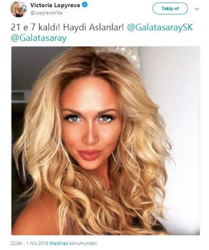 Victoria Lopyreva'dan Galatasaray mesajı G3