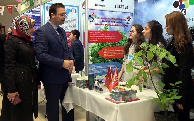 Ortaokul öğrencilerinden TÜBİTAK için 'ozon' projesi