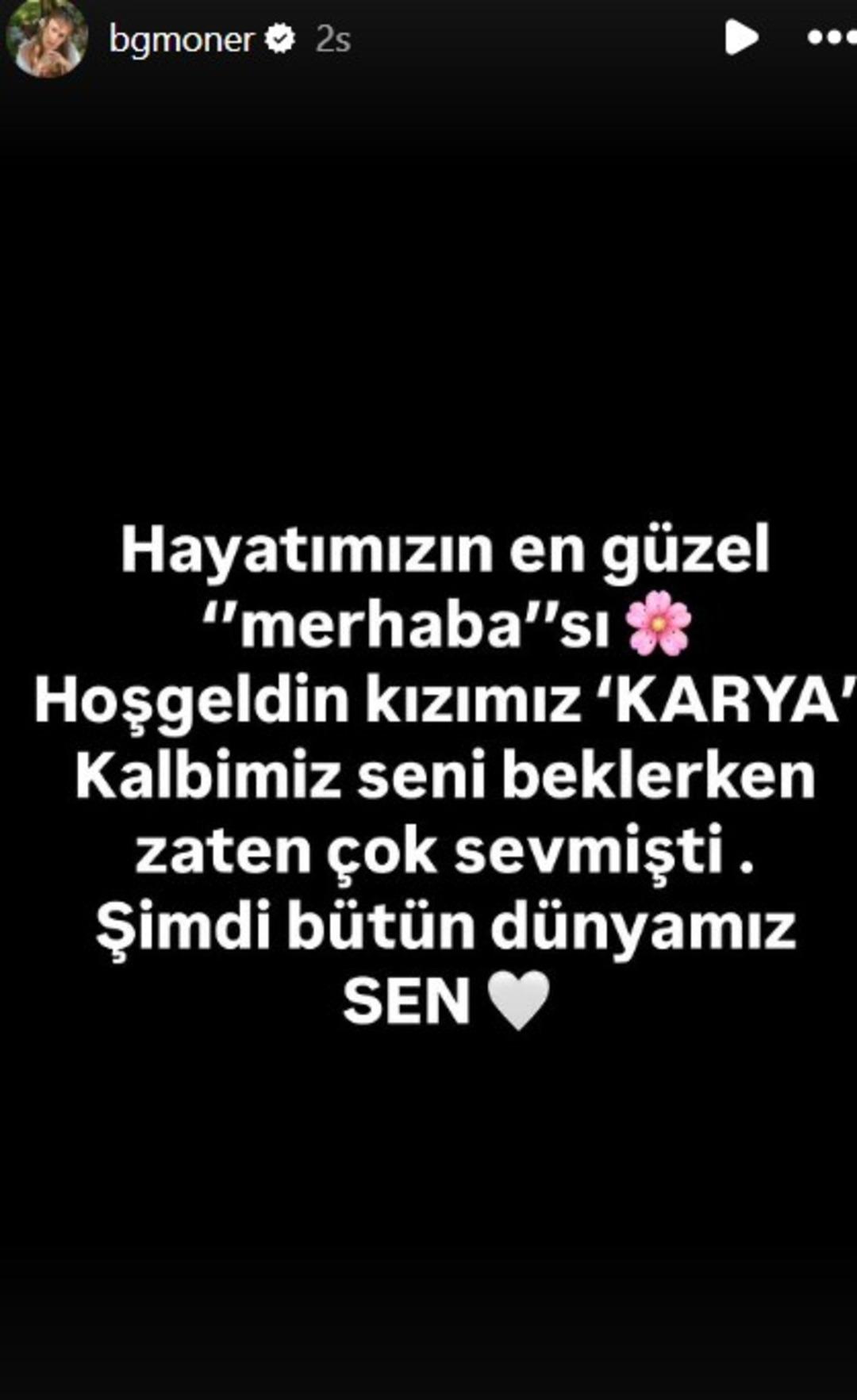 Beg&uuml;m &Ouml;ner ve Ceyhun Fersoy bebeğini kucağına aldı! Kızlarına bakın hangi ismi verdi 2