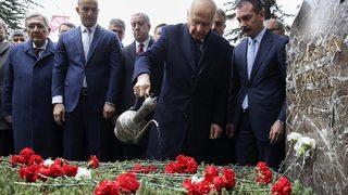 Bahçeli'den İYİ Partililere Türkeş'in kabrine ziyaret yasağı