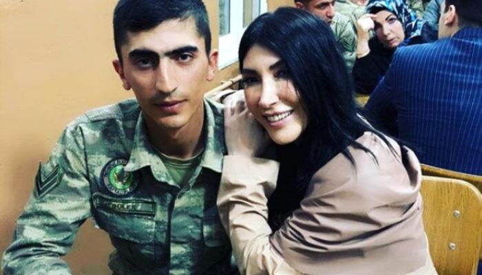 Hande Yener Afrin'de Mehmetçik'ten yoğun ilgi gördü