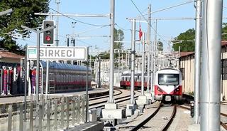 Sirkeci-Kazlı&ccedil;eşme Raylı Sistem Hattı, iki yılda 8 milyonda fazla yolcuyu taşıdı