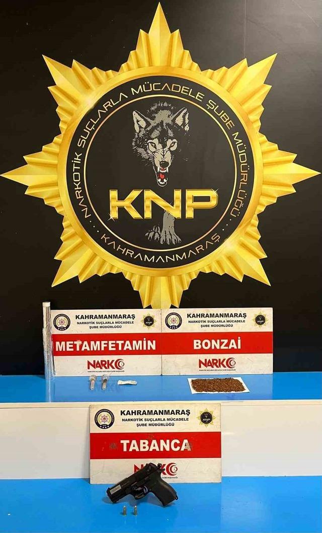 Kahramanmaraş&rsquo;ta uyuşturucuya 3 tutuklama 1