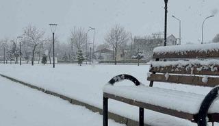 Tatvan&rsquo;da kar yağışı