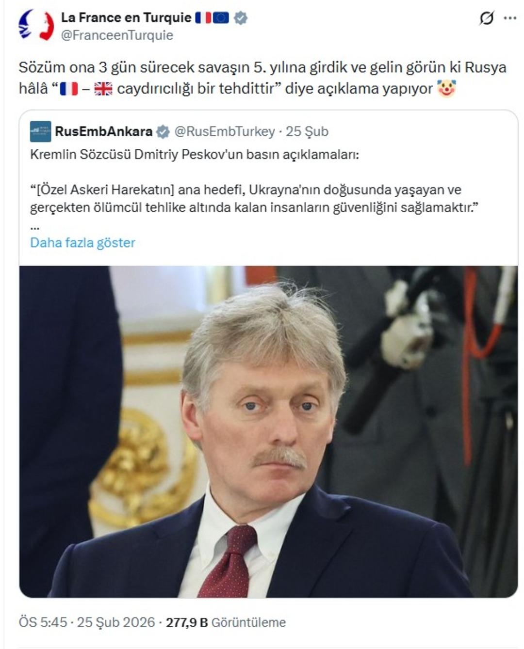 Rusya ile Fransa arasındaki  klavye savaşı  g&uuml;ndem oldu! Dikkat &ccedil;eken  Napolyon  g&ouml;ndermesi 2