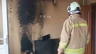 Mardin’de ev yangını