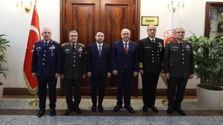 Milli Savunma Bakanı Güler'den Adalet Bakanı Gürlek'e hayırlı olsun ziyareti