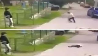 Parkta akran zorbalığı kamerada; 2 g&ouml;zaltı