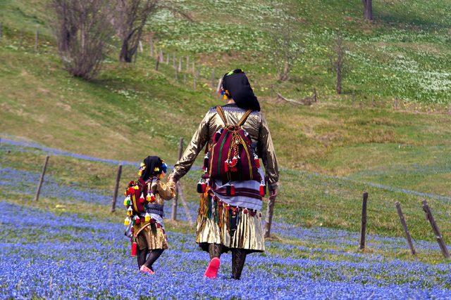 'Mor yayla'ya ziyaretçi akını