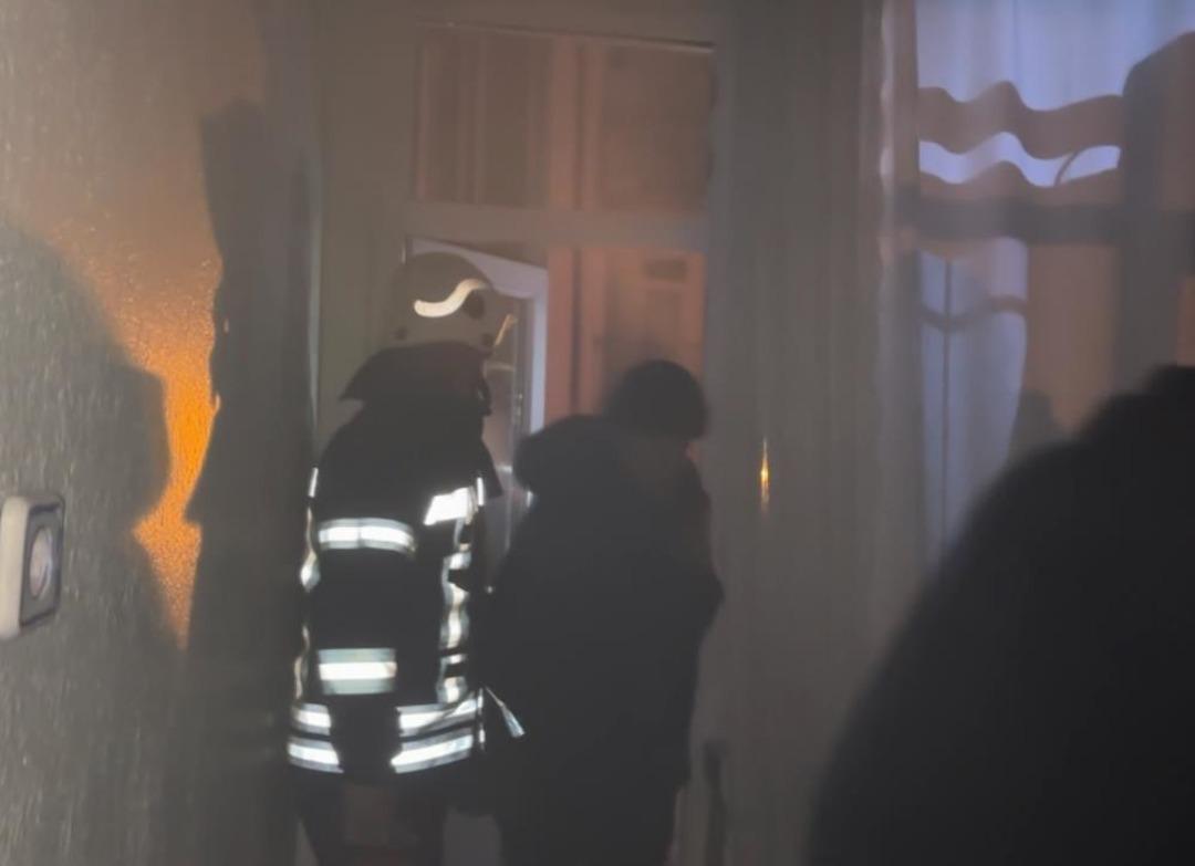 Kombiden &ccedil;ıkan yangın paniğe neden oldu 1