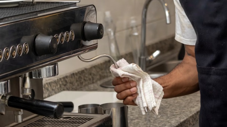 Kahve k&ouml;şendeki temizlik rit&uuml;eli nasıl ilerliyor?