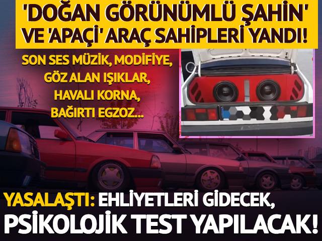 Resmen yasalaştı: Ehliyetleri gidecek, psikolojik test yapılacak!
