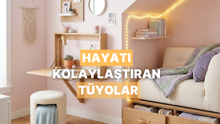 Eviniz k&uuml;&ccedil;&uuml;kse bu t&uuml;yoları mutlaka deneyin! Hayat kolaylaştıracak