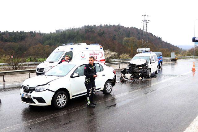 Bolu'da zincirleme kaza: 5 yaralı