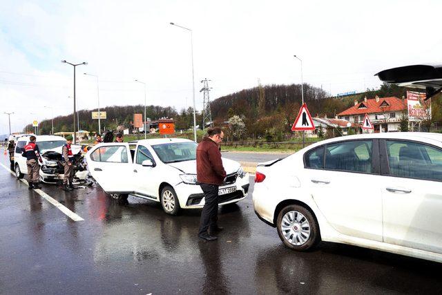 Bolu'da zincirleme kaza: 5 yaralı