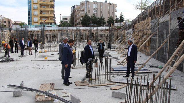 Haliliye’deki gençlik merkezinin inşaatı hızla yükseliyor