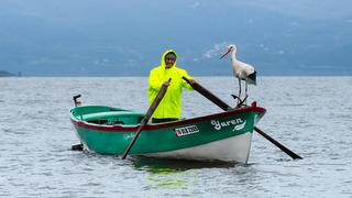 15. yılda da Adem Amca'yı unutmadı! Yaren Leylek yeniden geldi