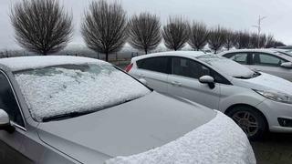 Iğdır’da yüksek kesimler karla yeniden beyaza büründü