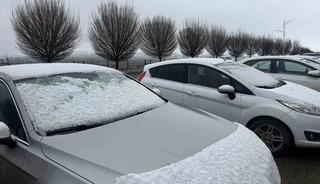 Iğdır&rsquo;da y&uuml;ksek kesimler karla yeniden beyaza b&uuml;r&uuml;nd&uuml;