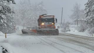 Ahmetusta geçidi’nde kar mesaisi: Ekipler seferber oldu