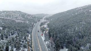 Çorum’da kar yağışı etkili oluyor