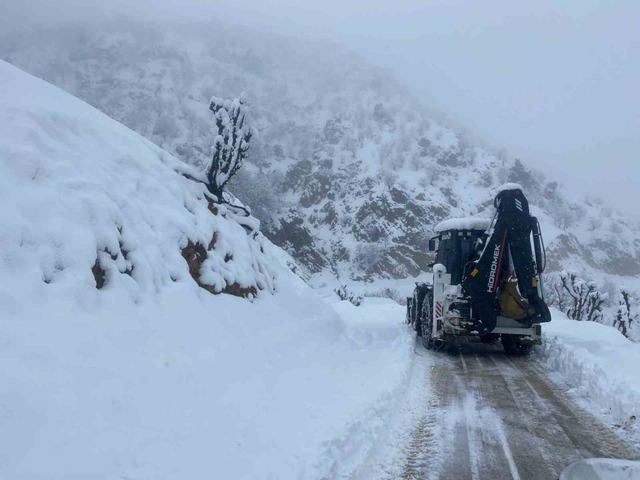 Batman&rsquo;da 115 yerleşim yerinin yolu kardan kapandı 2