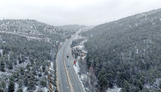 &Ccedil;orum'da kar yağışı etkili oluyor