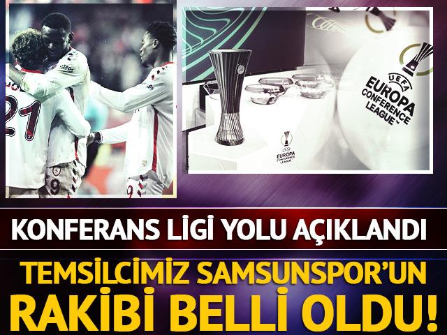 Konferans Ligi'nde Samsunspor'un son 16 turundaki rakibi belli oldu!