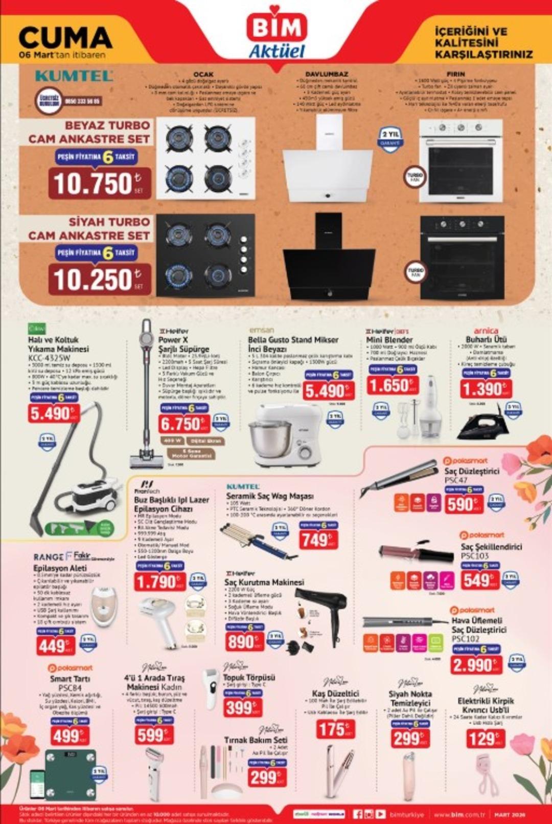 BİM e Emsan stand mikser geliyor! 6 Mart 2026 BİM katalog yayınlandı! 1