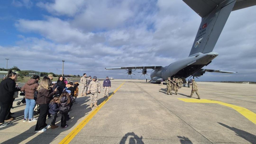 NATO tatbikatından d&ouml;nen Mehmet&ccedil;ik &Ccedil;orlu da t&ouml;renle karşılandı 5