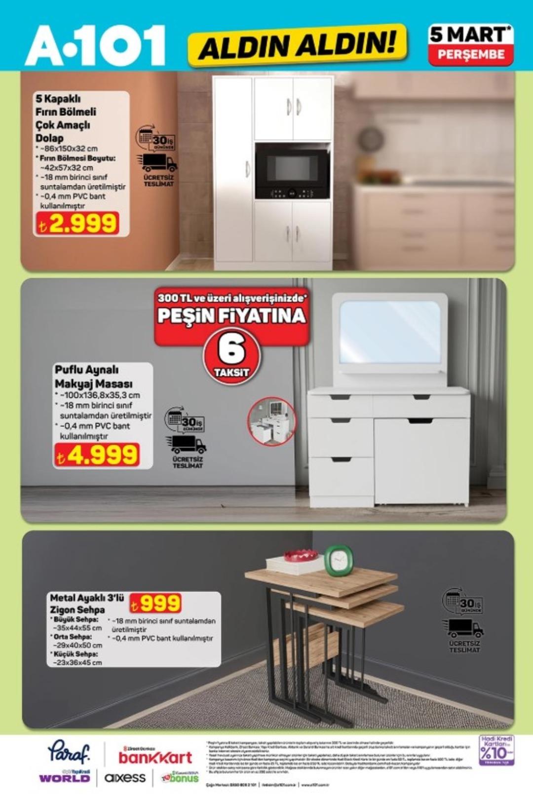 A101 e overlok makinesi geliyor! 5 Mart 2026 A101 katalog yayınlandı! 9