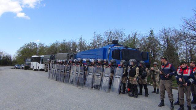 Araç takip sistemi uygulanmaya başladı, kontak kapatan hafriyatçılar döküm sahasında açıklama yaptı  (1)