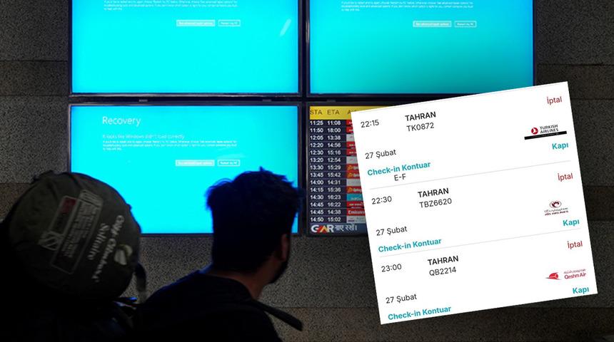 İstanbul-Tahran seferlerinin iptal edildiği iddia edilmişti: THY'den a&ccedil;ıklama geldi