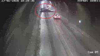 Yer: Amasya! Tünelde iki otomobil kafa kafaya çarpıştı