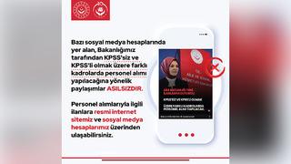 Aile ve Sosyal Hizmetler Bakanlığı'ndan KPSS iddialarına yanıt