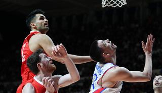 12 Dev Adam'dan kritik zafer! D&uuml;nya Kupası yolunda Sırbistan'ı ge&ccedil;tik