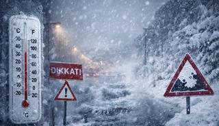 Meteoroloji'den kuvvetli kar ve fırtına alarmı!